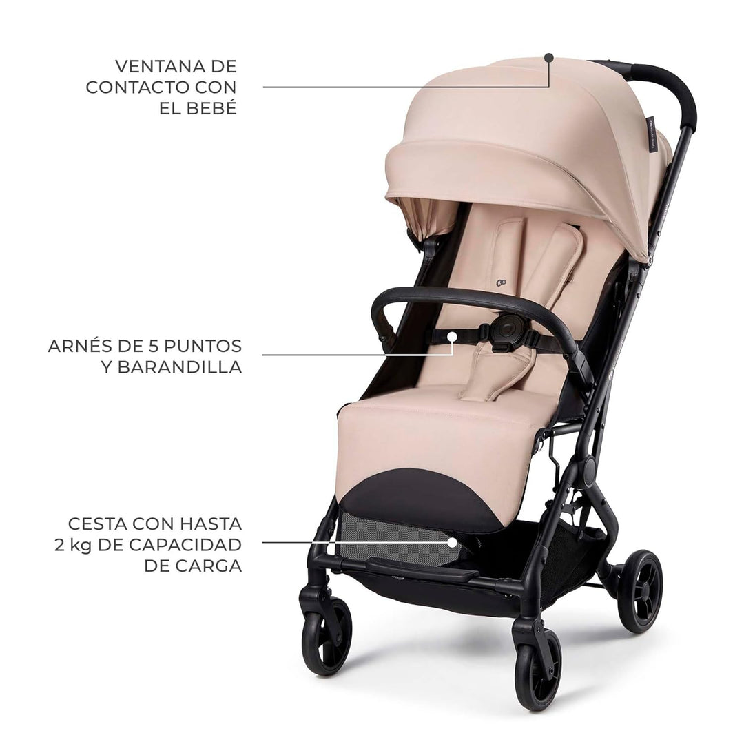 Kinderkraft INDY 3, leichter Buggy ab Geburt bis 15 kg, nur 7,3 kg, Einhand-Faltmechanismus CLICK &