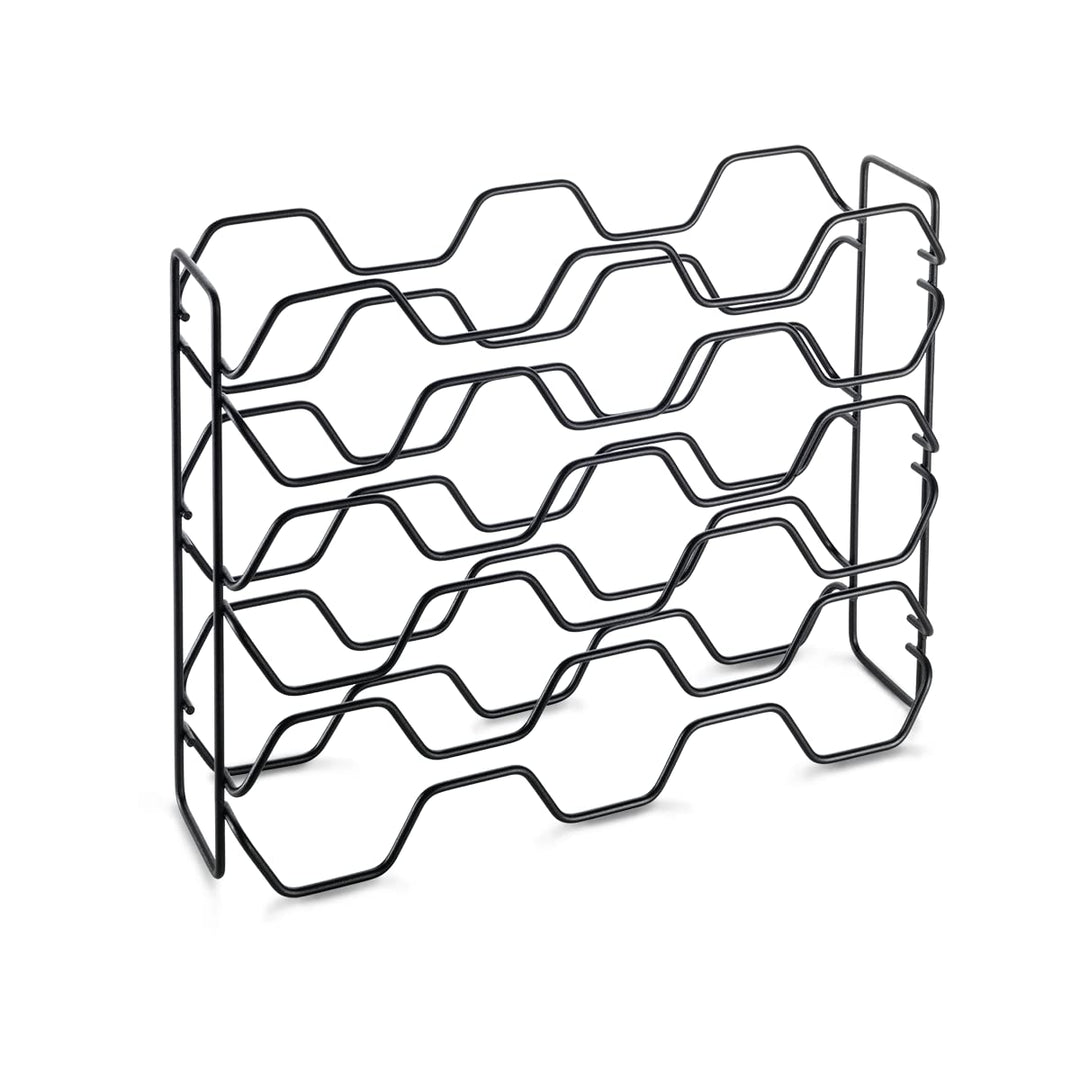 Metaltex Flaschenregal, schwarz, 43x12x34 cm