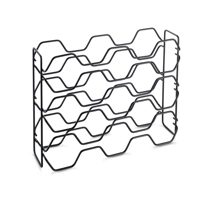 Metaltex Flaschenregal, schwarz, 43x12x34 cm