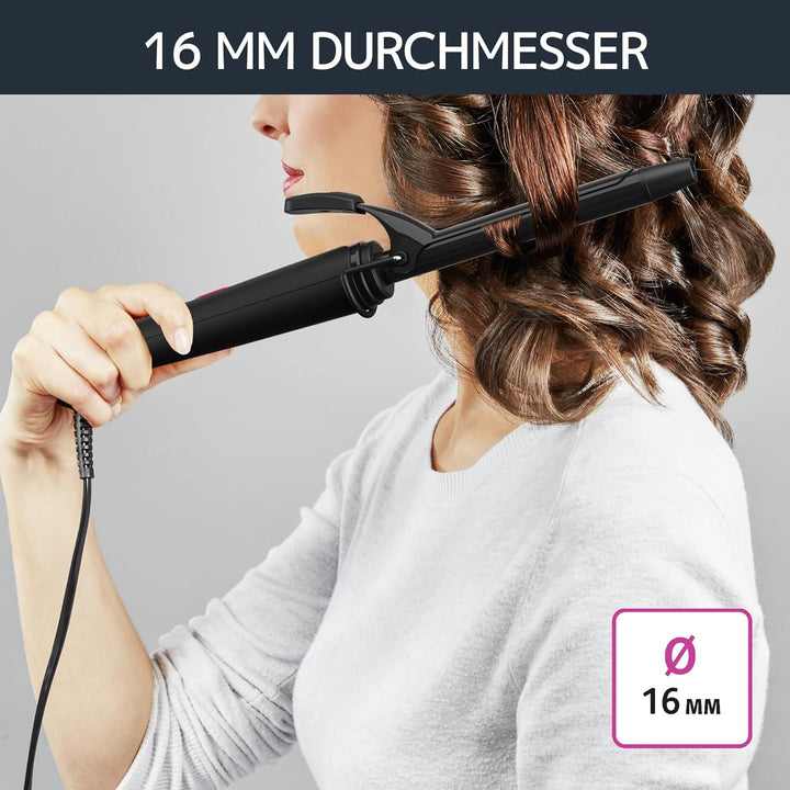 Rowenta CF2119 Lockenstab | 16 mm | feste Locken | Keramikbeschichtung | sanfte Wärme | kühle Spitze
