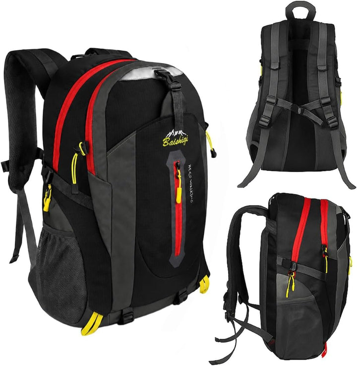 OcioDual Wanderrucksack 30L Schwarze, Travelite Rucksack, Arbeitsrucksack Herren, Wanderrucksack Her