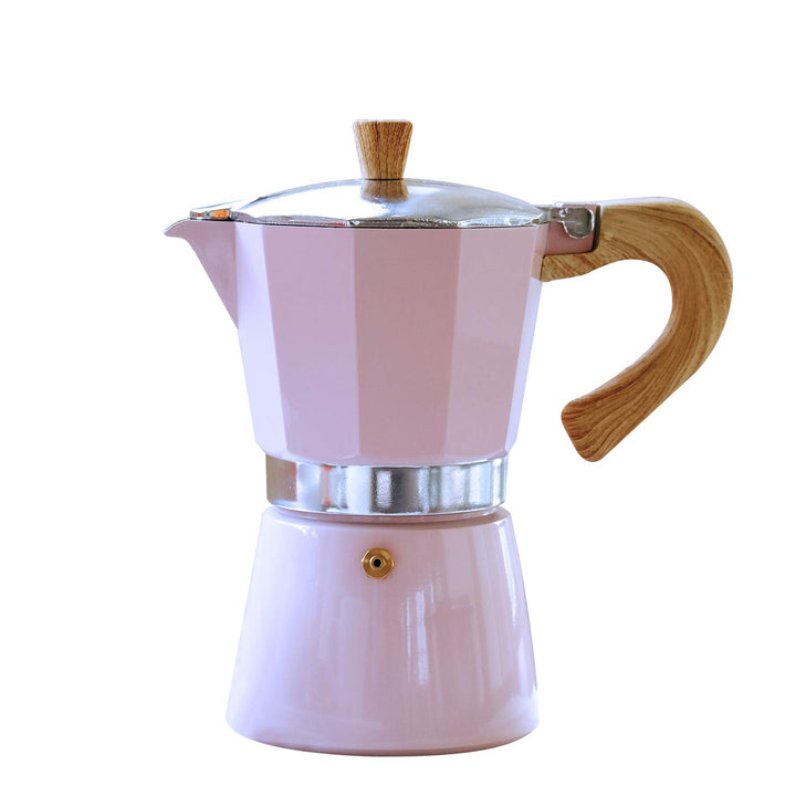 Gnali & Zani VEZ009/IND/PINK Espressokocher, Aluminium, rosa 9 Tassen Rosa, 9 Tassen Rosa