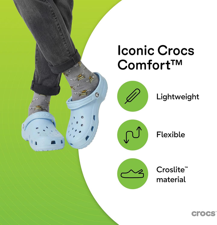 Crocs Unisex Classic Clog 36/37 EU Blue Frost, 36/37 EU Blue Frost