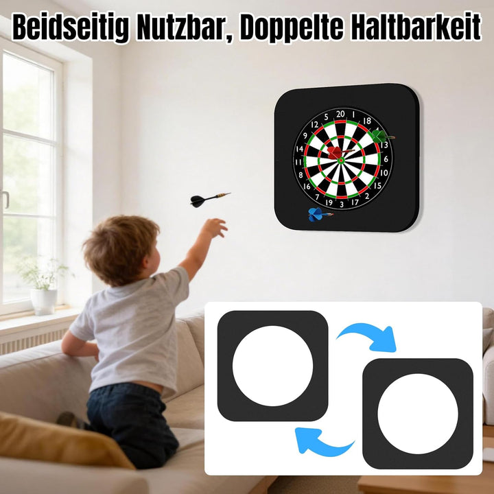Dartscheibe Schutzring Innerer Kreis 45.5cm Aussenring 72cm,5pcs Eva Dartscheibe Umrandung, Dartboar