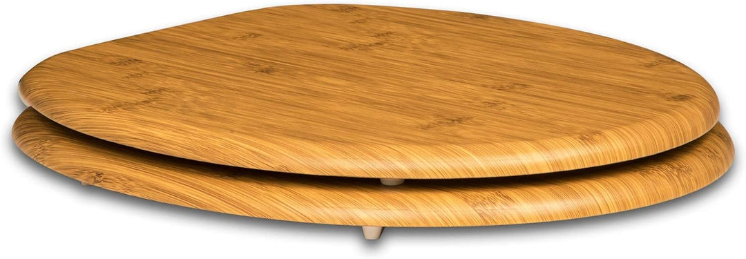 eSituro WC Sitz mit Absenkautomatik,Antibakterieller Stabile Toilettendeckel für Badinstallationen,M