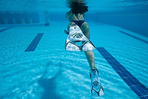 Aqua Sphere Zip VX Schwimmen Training Fin, Unisex, Zip VX L schwarz/Grau, L schwarz/Grau