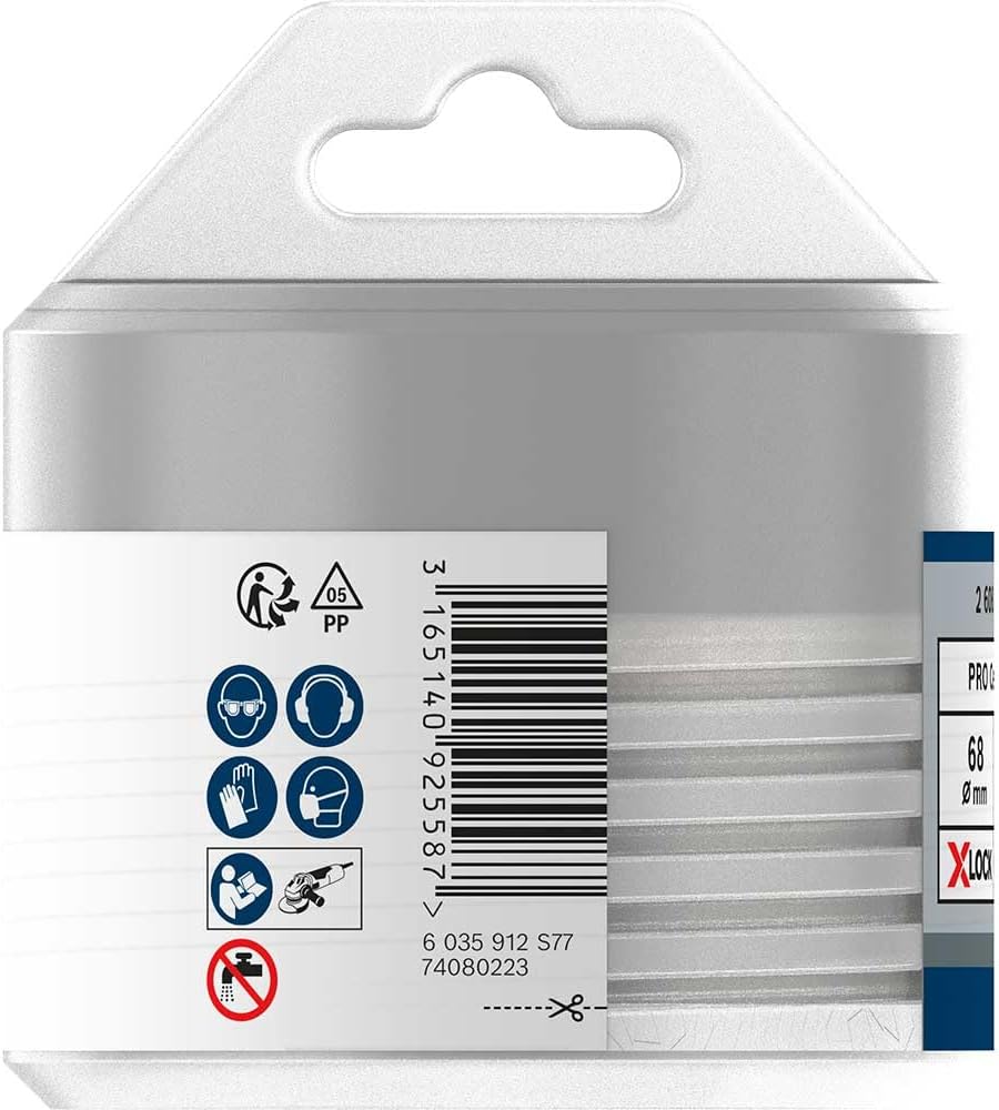 Bosch Accessories 1x Diamanttrockenbohrer Best (für Keramik, X-LOCK, Dry Speed, Ø 68 mm, Arbeitsläng