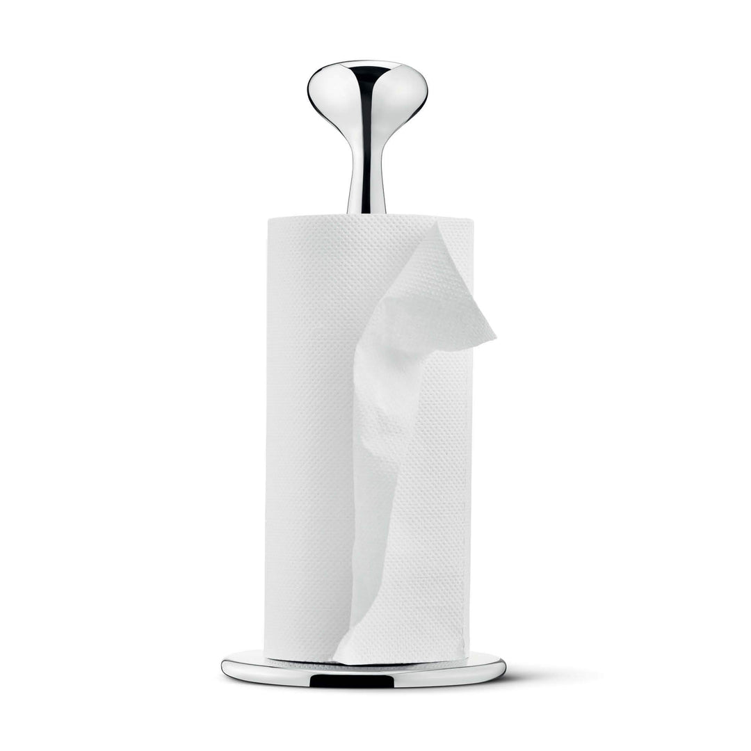 Georg Jensen Küchenrollenhalter Alfredo, 15cm, Poliertem Edelstahl Silber, Silber