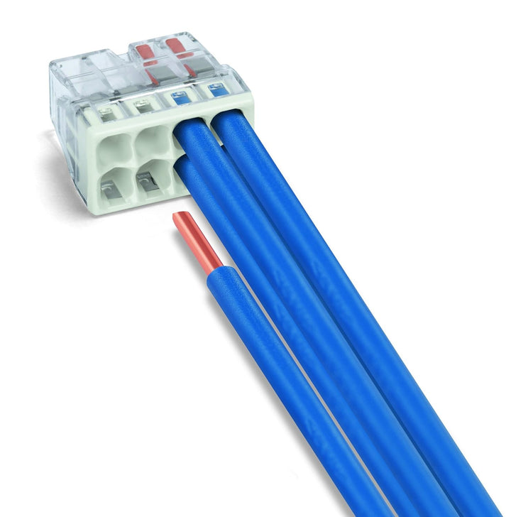 WAGO® Klemme, 5-Leiter, Verbindungsdosenklemme, 2273-205 (100 Stück) & ® Klemme, 8-Leiter, Verbindun