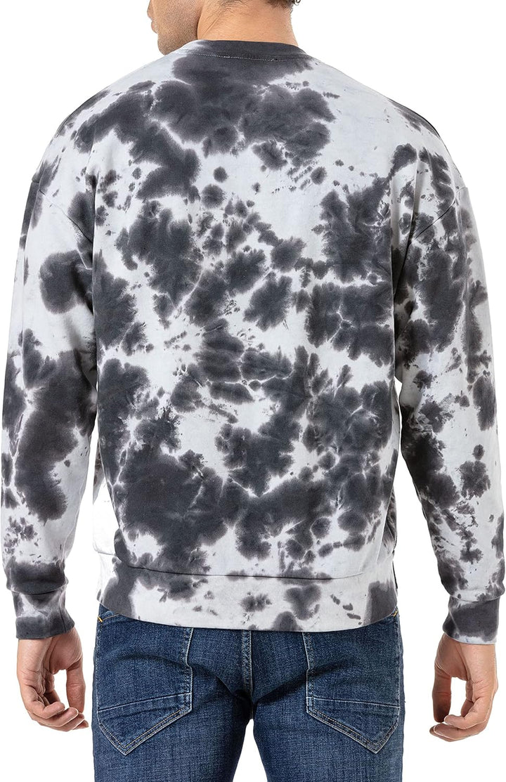 Redbridge Sweatshirt Herren Rundhals Pullover Batik XL Schwarz, XL Schwarz