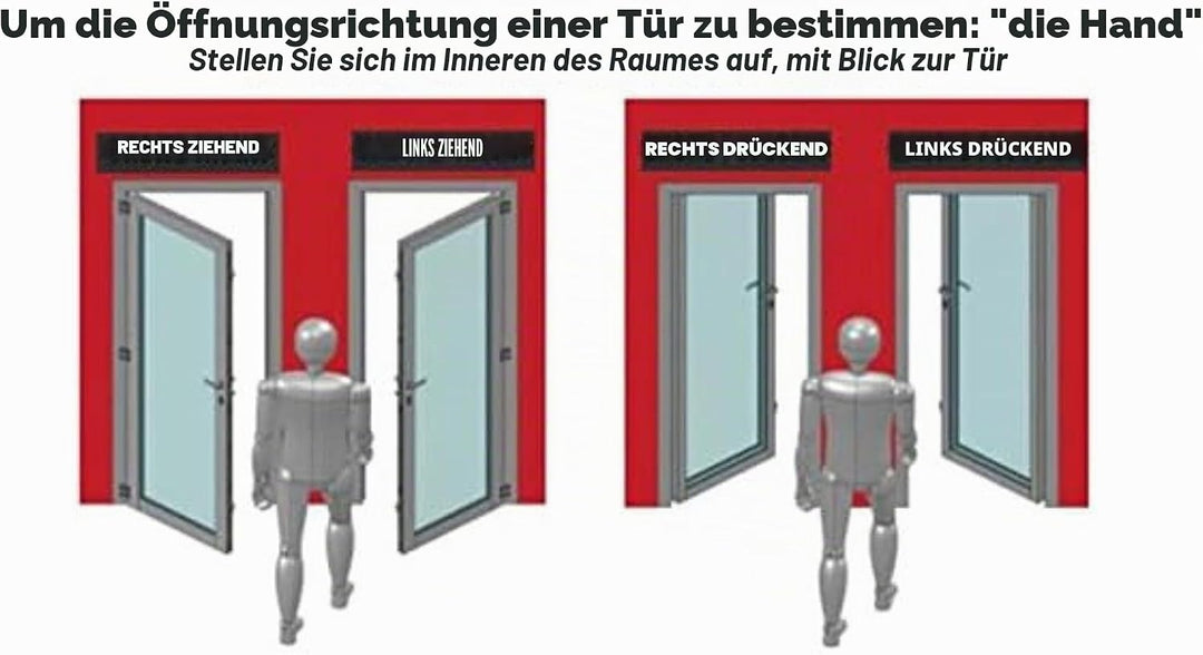 Yale Vertikales Türschloss mit Bolzen – Achse 44 mm, quadratisch 7 mm – Installation Tür rechts – id