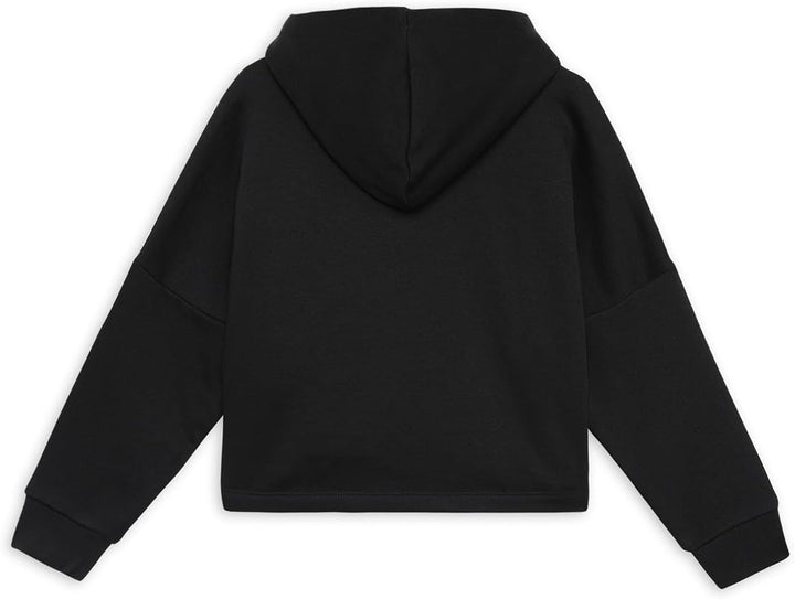 PUMA Mädchen ESS Logo Cropped Hoodie G Sweat 116 Puma Schwarz, Pfirsich, Smoothie, 116 Puma Schwarz,