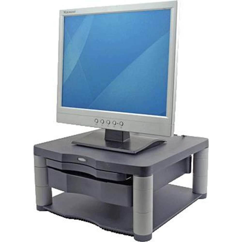 Fellowes Monitorständer Premium Plus, höhenverstellbar in 5 Stufen, ergonomisch, sehr stabil für Mon