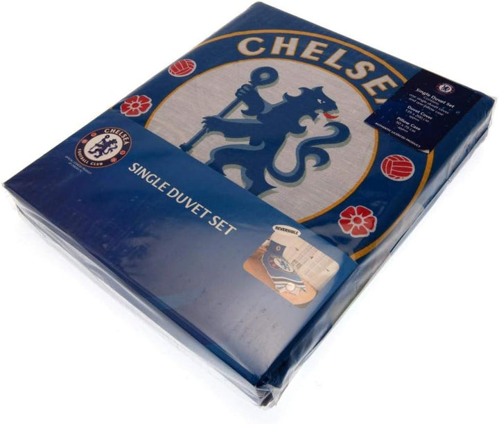 UKSoccershop Chelsea F.C. Single Duvet Set PL