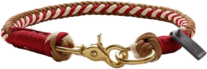 HUNTER 67848 Halsung Tinnum, 190 g Rot / Beige M-L, Rot / Beige M-L
