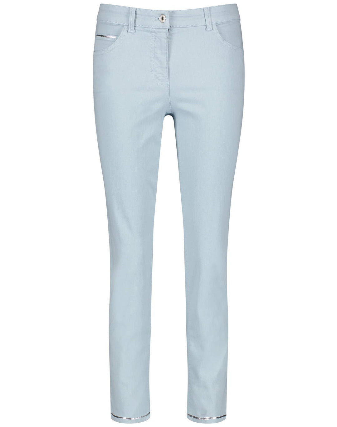 GERRY WEBER Womens 320034 Jeans, Aqua, 38