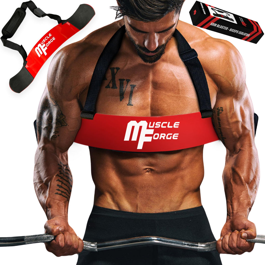 MuscleForge® Bizeps-Trainer Arm Blaster, Bizeps Isolator für eine optimale Isolierung der Bizeps und