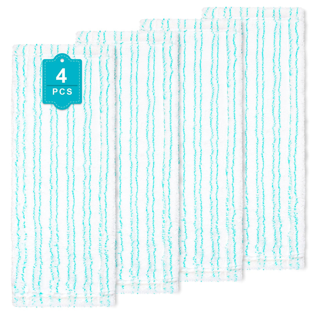 Ersatzbezug für Leifheit Bodenwischer: Profi XL Micro Duo/Cotton Plus, 4 Stück Wischmopp Bezug für L