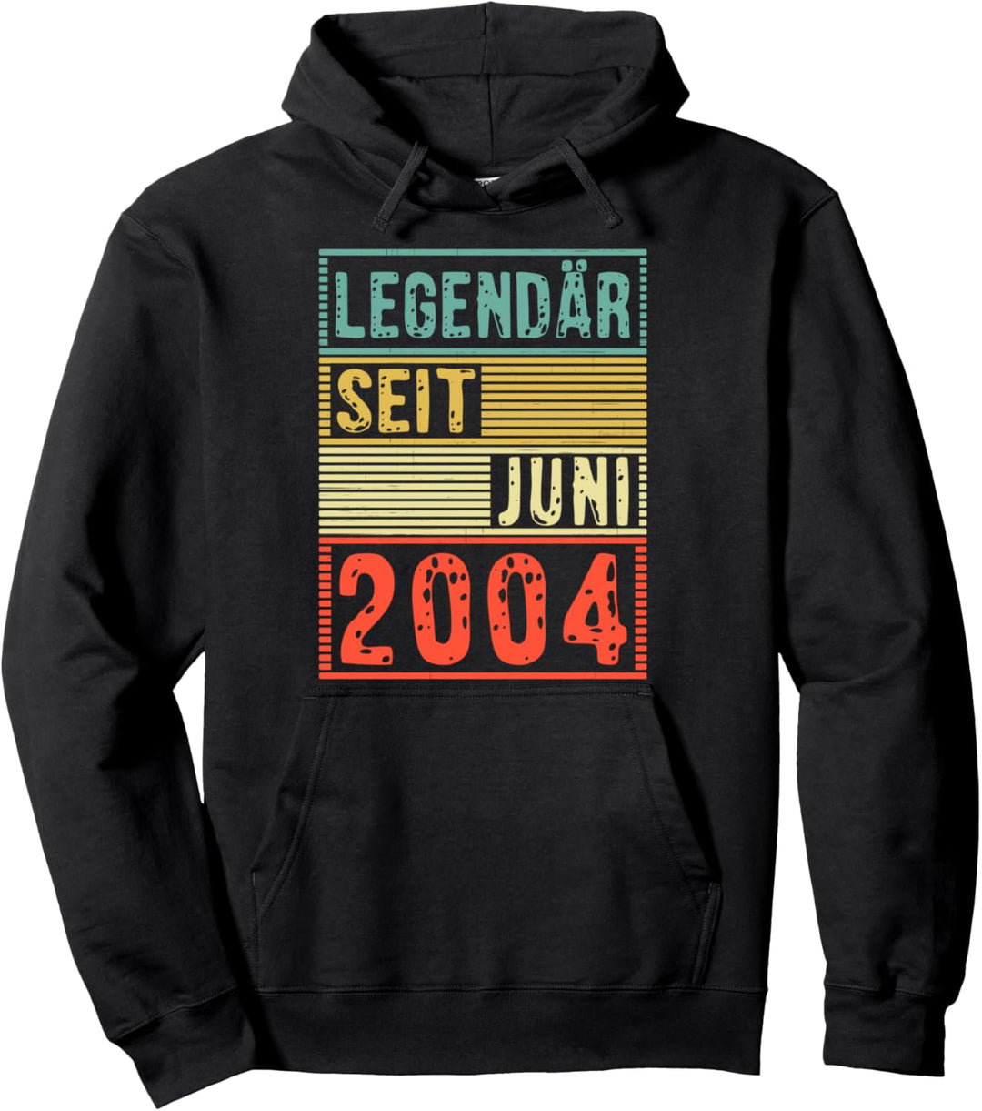 Legendär seit Juni 2004 17 Geburtstag Jungs Mädchen Vintage Pullover Hoodie