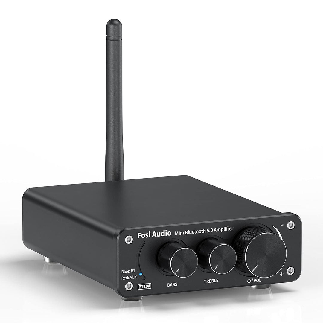 Fosi Audio BT10A Bluetooth 5.0 Stereo Audio Verstärker Empfänger 2 Kanal Klasse D Mini Hi-Fi Integri