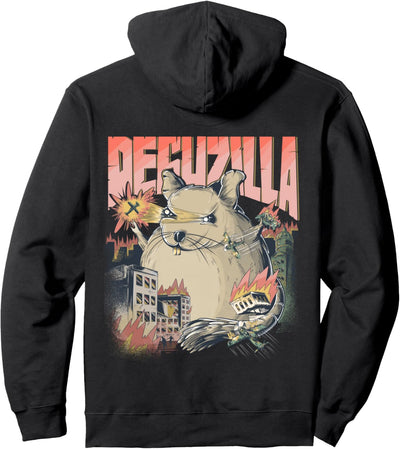 Lustiger DEGUZILLA DEGU Geschenk Deguhalter Octodon Degus Pullover Hoodie