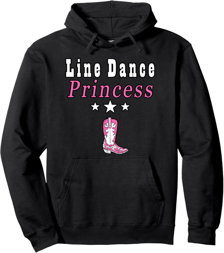 Line Dance Princess Pullover Hoodie