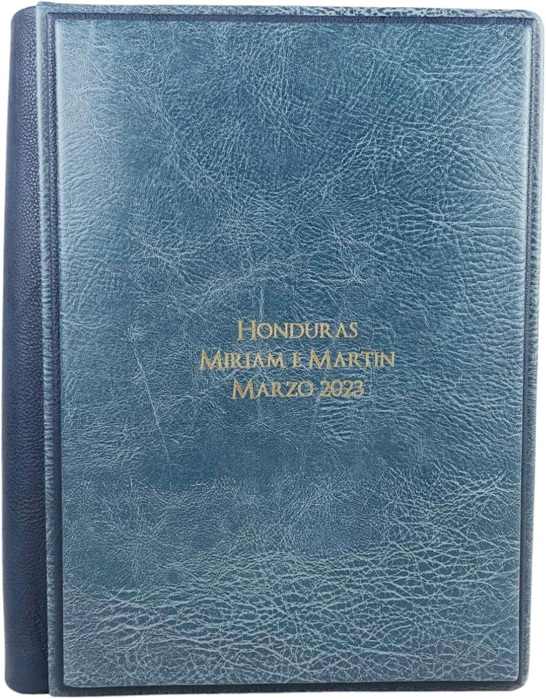 Fotoalbum - Eclissi Vintage - handgefertigte Herstellung aus Kunstleder, personalisierbar mit Gravur