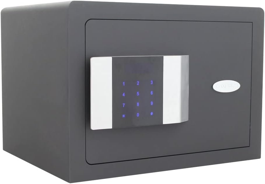 Rottner Hoteltresor Prestige 250, Elektronikschloss, Anthrazit, BxH 350x250 mm, Befestigungsmaterial