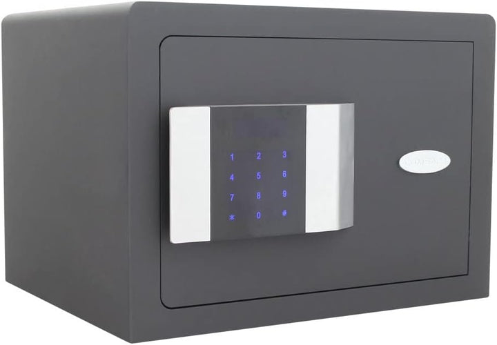 Rottner Hoteltresor Prestige 250, Elektronikschloss, Anthrazit, BxH 350x250 mm, Befestigungsmaterial