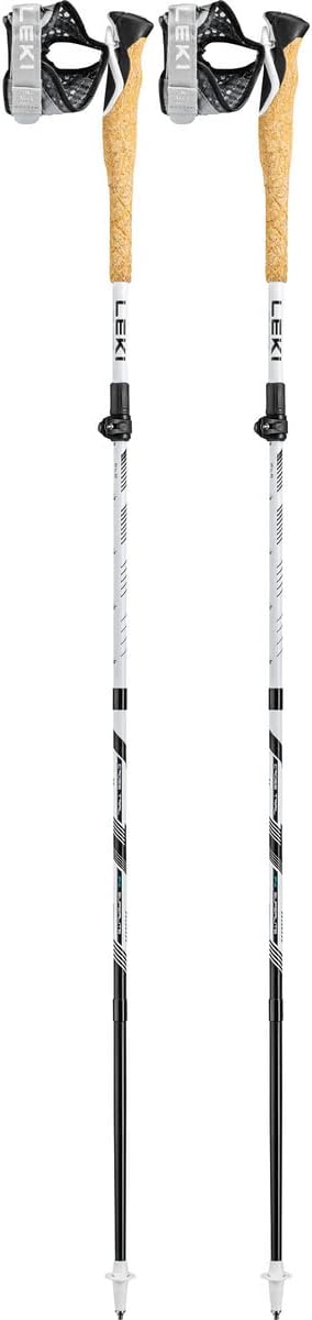 Leki Cross Trail FX Superlite compact Stöcke Taglia unica white-mint-black, Taglia unica white-mint-