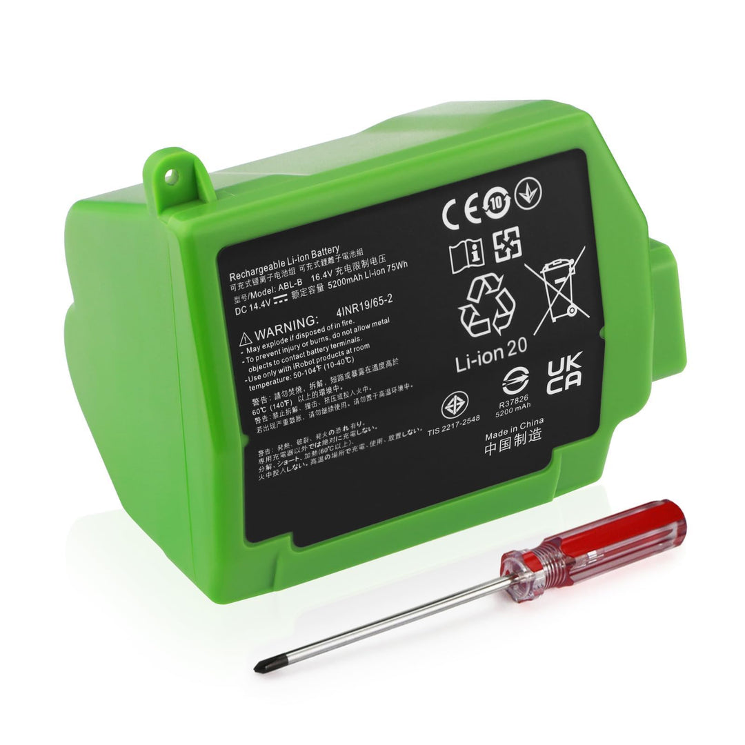 K KYUER Rechargeable ABL-B Saugroboter Akku für iRobot Roomba S9 9150 9550 S9550 S9+ S9 Plus S955020