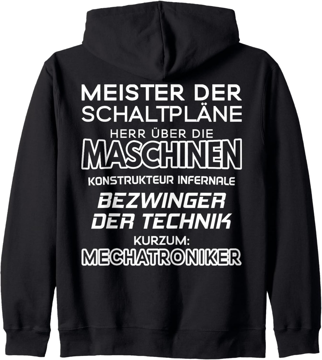 Meister Der Schaltpläne Mechatroniker Kapuzenjacke