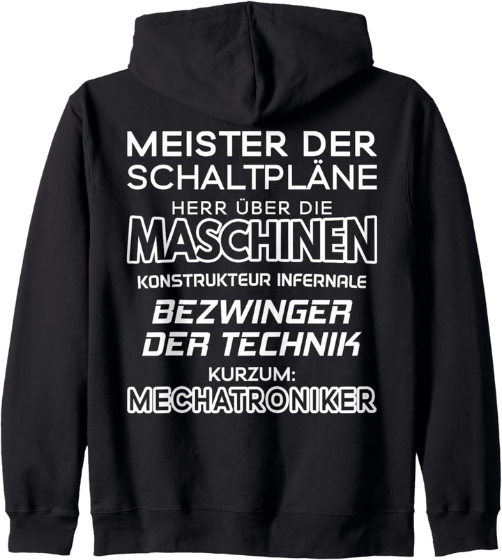 Meister Der Schaltpläne Mechatroniker Kapuzenjacke