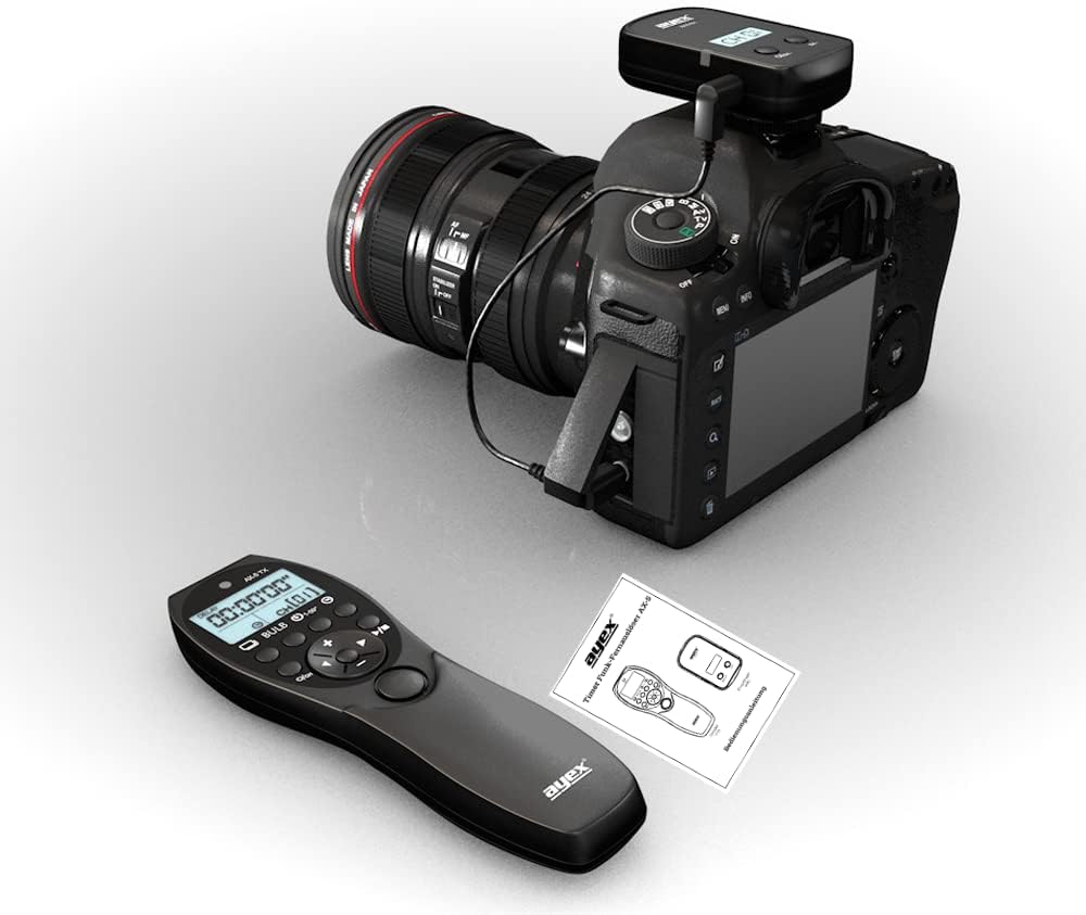 ayex Funk Timer-Fernauslöser AX-5, Kompatibel mit Sony (S2) z.B. a9II a7 a7RIV a7SIII a6600 a6000, a