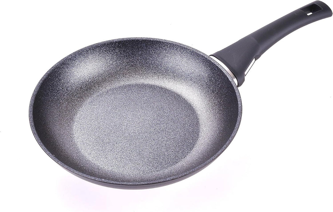 Berndes Bratpfanne Balance Enduro 24 cm, Induktion, Pfanne extrem kratzfest, Guss-Optik, antihaft-be