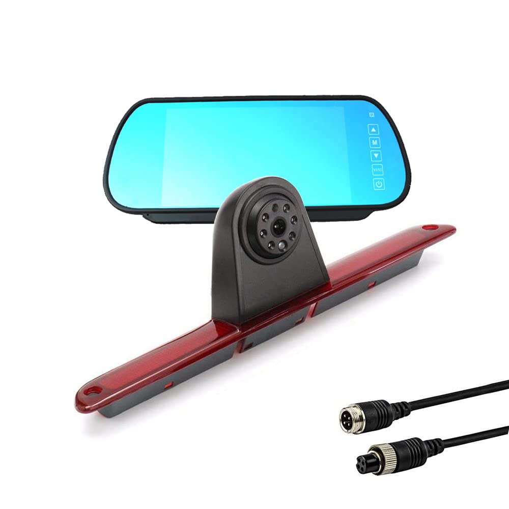 HD 720p Rückfahrkamera Transporter Kamera an 3. Bremsleuchte Kamera Dachkante Einparkhilfe für Trans