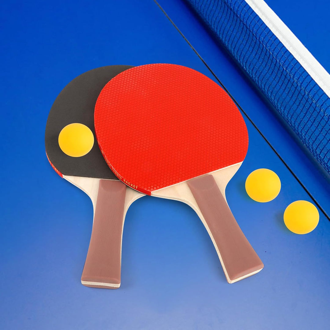 Tischtennisschläger Set,Tischtennis Set Profi,tischtennisnetz Tischtennis Set mit Netz Tischtennis S