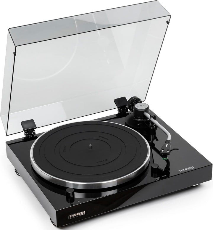 Thorens Plattenspieler TD 204 Hochglanz Schwarz