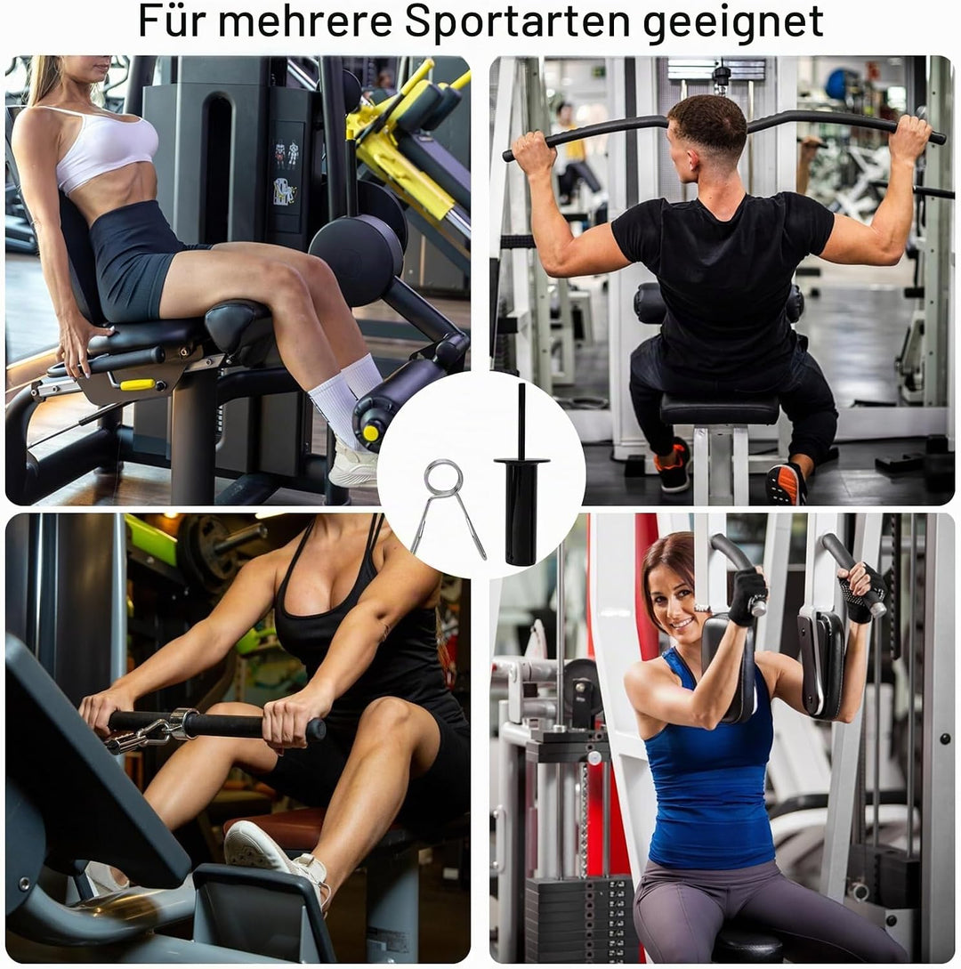 Gym Pin für Zusatzgewicht, Gym Pin für Weight Stack Extender Pin Länge 110mm, Durchmesser 10mm Weigh