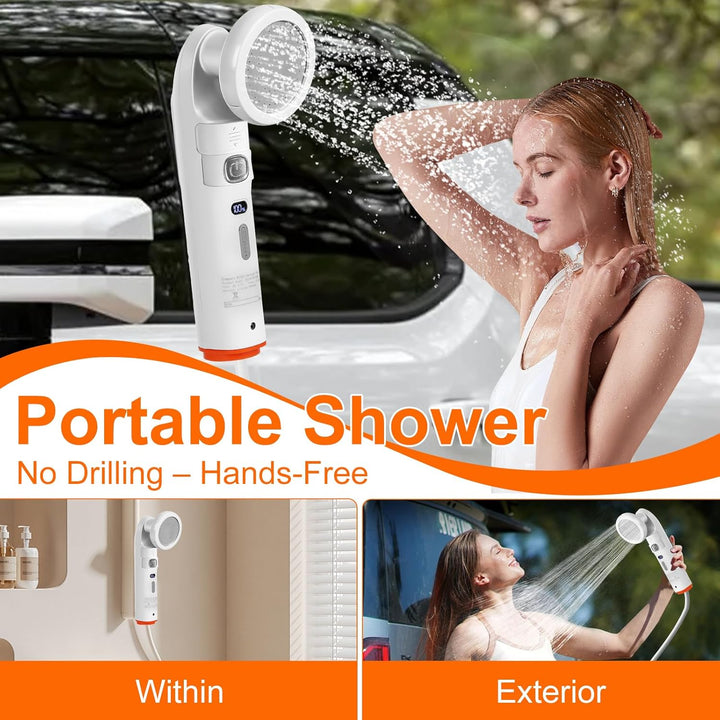 Bidet Po Dusche, Portable Bidet, Portable Travel Bidet Elektrisches, Peri Bottle mit 2.5 L Wassertan