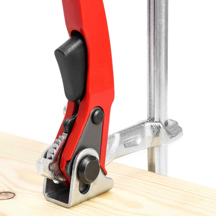 QWORK® Zwinge, Tischzwinge, Hebelzwinge, Schnellspanner mit 160mm Kapazität und 60mm Kehlentiefe zum