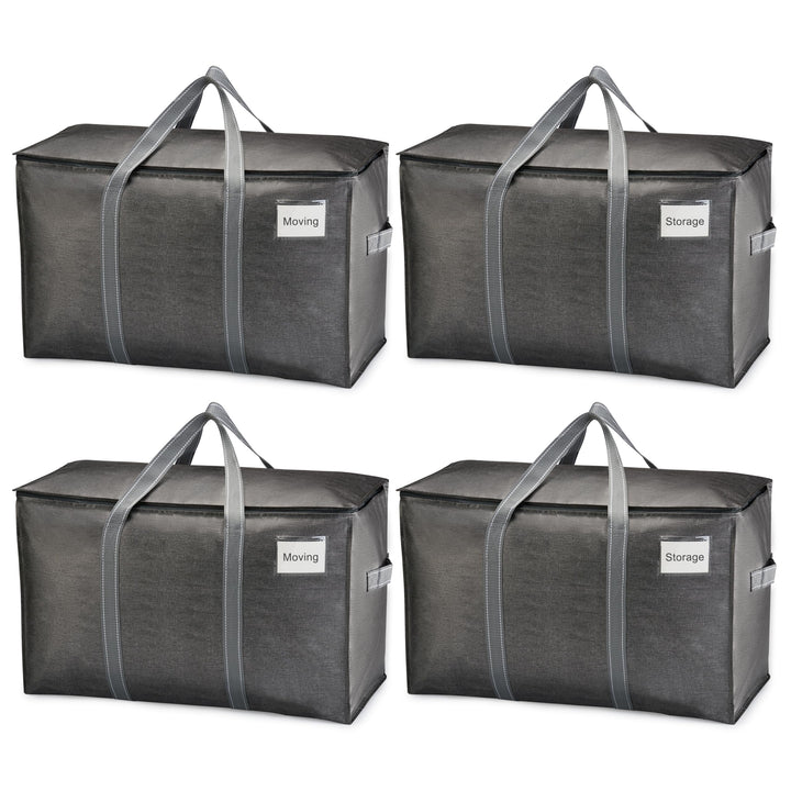 VENO 102 Liter Grosse Aufbewahrungstasche, Aufbewahrungsbox mit Deckel, Starke Griffe Umzugstaschen