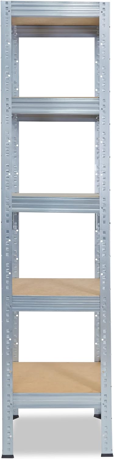shelfplaza® 180x30x30cm Profi Schwerlastregal verzinkt/Metallregal mit 5 Böden à 200kg Tragkraft/Kel