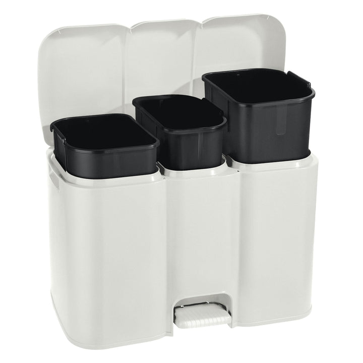 Tontarelli Abfalleimer Patty weiss 13 + 8 + 12 Liter
