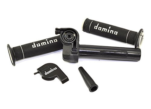 Domino Trial Gasdrehgriff, einzügig, inklusive Griffgummis, zweifarbig