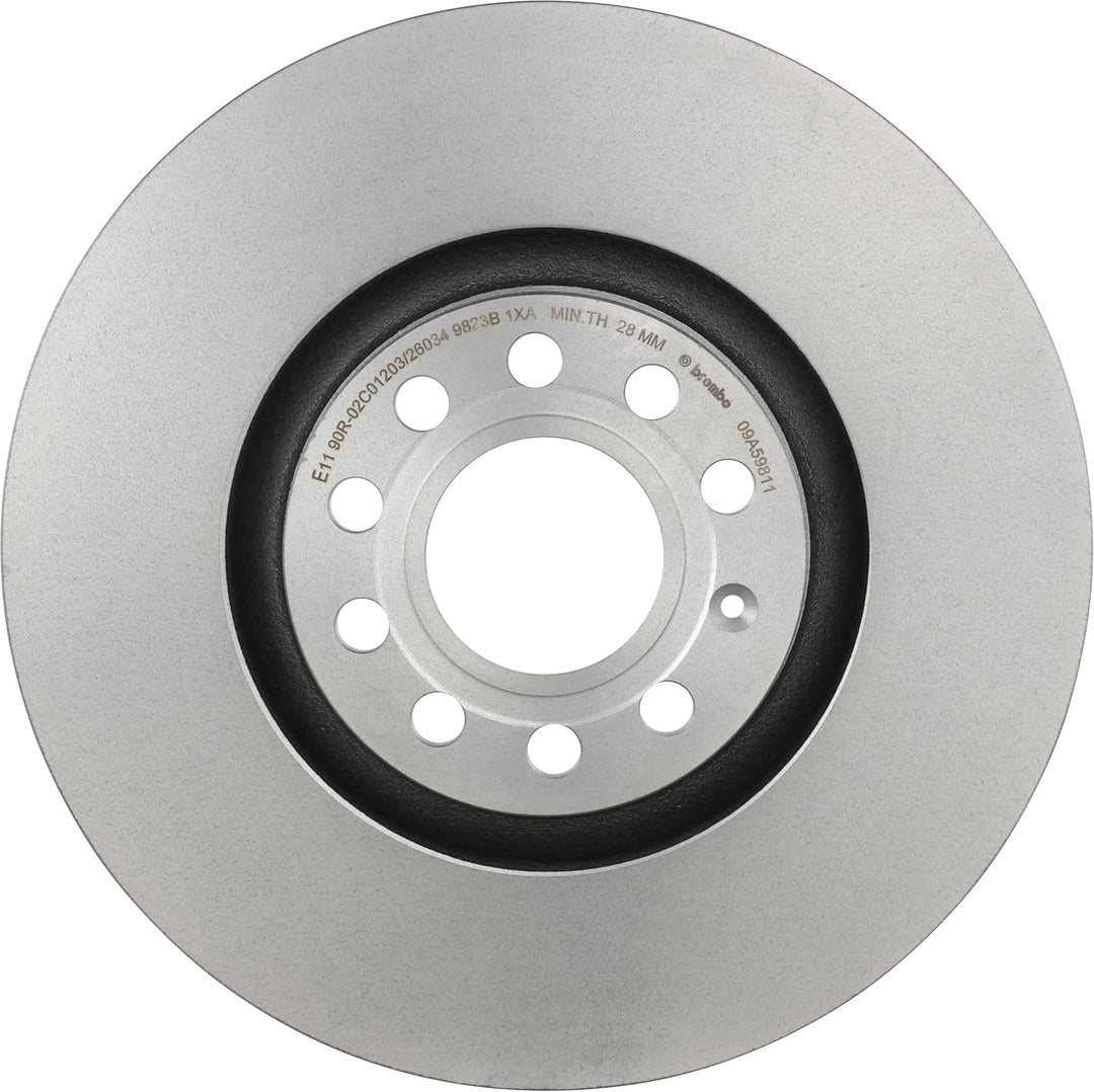 Brembo 09.A598.11 Vordere Bremsscheibe mit UV Lackierung, Anzahl 2