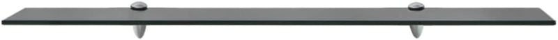 FIRBNUS 90x20x0,8 cm Wandregal Klein Bad Regal Schwebend Regal Glas Schwebend für Wohnzimmer Badezim