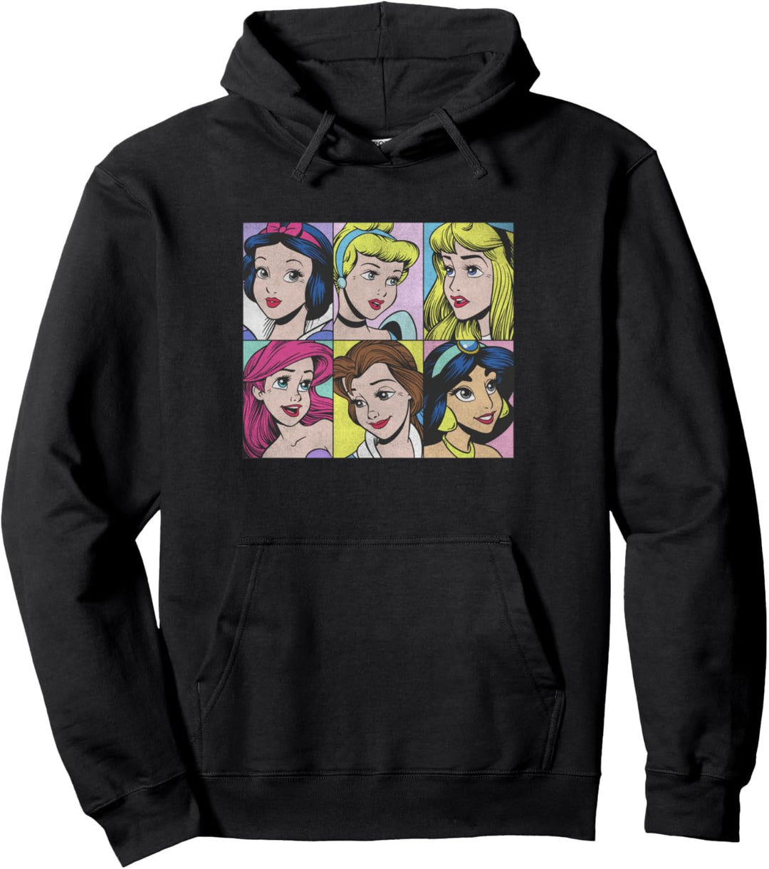 Disney Princess Pop Art Portraits Box Up Pullover Hoodie
