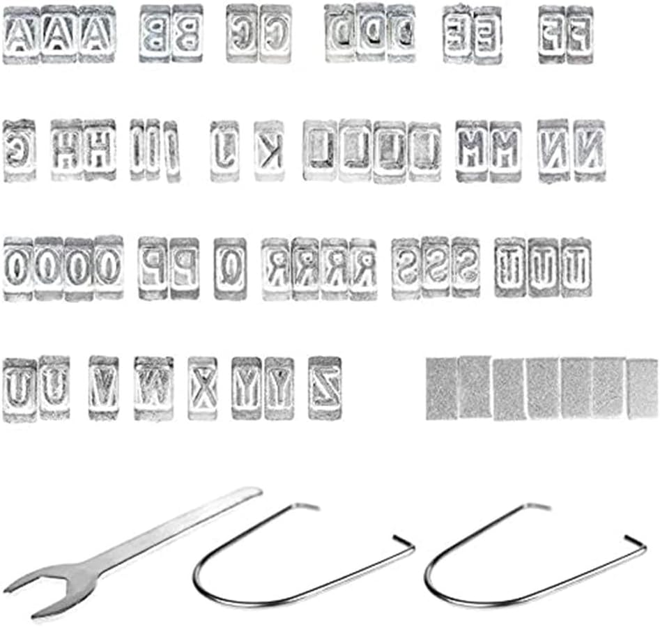 Grill Brandeisen Fleischgrill Brandeisen mit 55 Buchstaben Holzgriff Grillzubehör Brandeisen für Bur