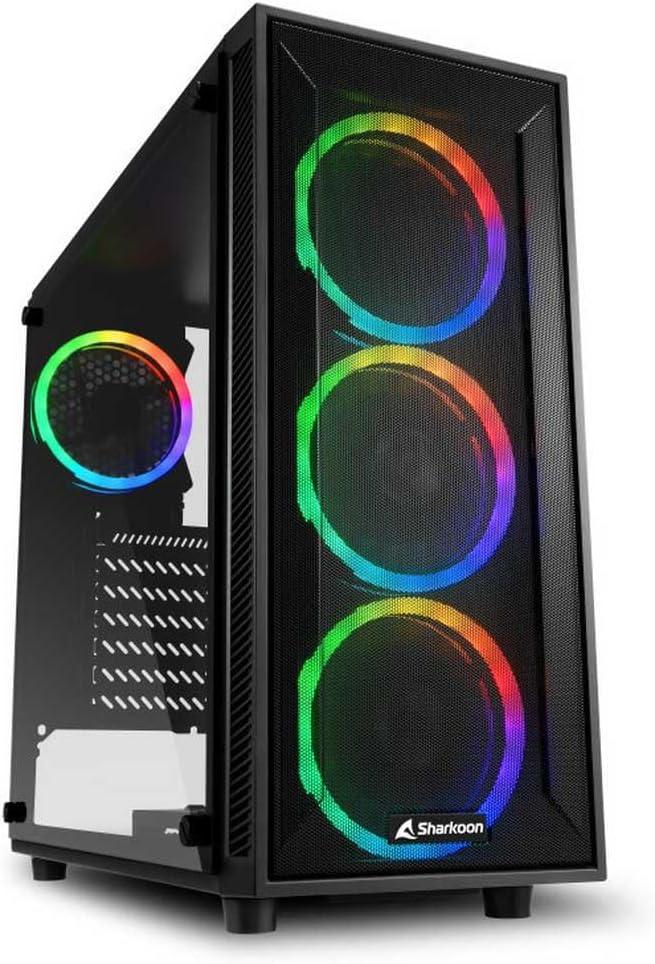 Sharkoon TG4M RGB PC Gehäuse schwarz